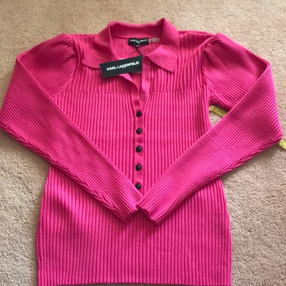 KARL LAGERFELD women’s pink top brand new